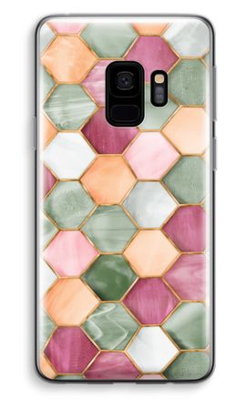 Hexagons in stained glass