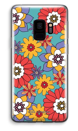 Retro Flowers - Blue