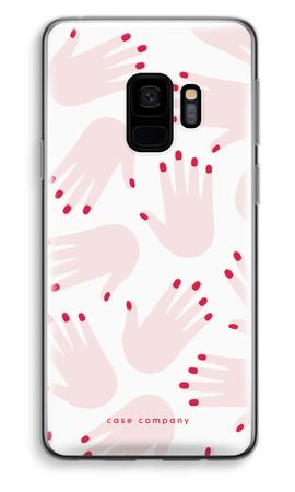 Hands pink