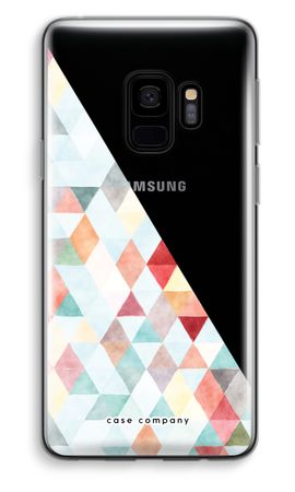 Coloured triangles pastel