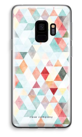 Coloured triangles pastel