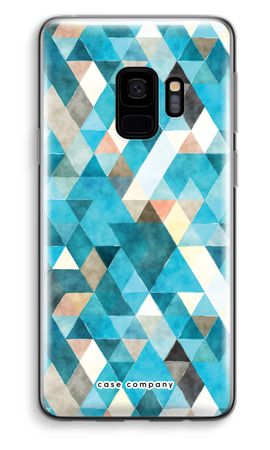 Coloured triangles blue