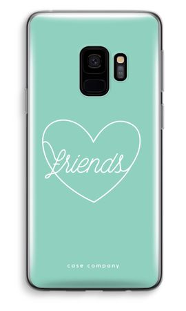 Friends heart pastel