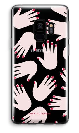 Hands pink