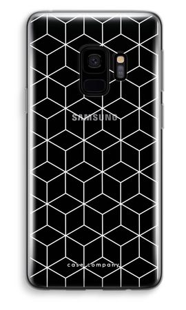 Cubes black and white