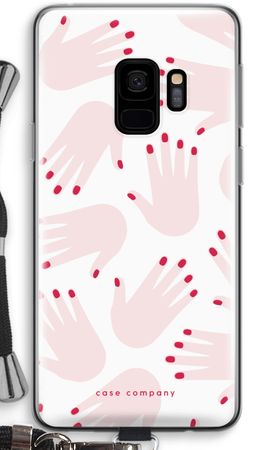 Hands pink
