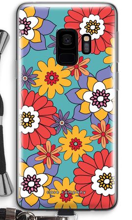 Retro Flowers - Blue