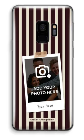 Polaroid - Retro, Miękkie etui Samsung Galaxy S9