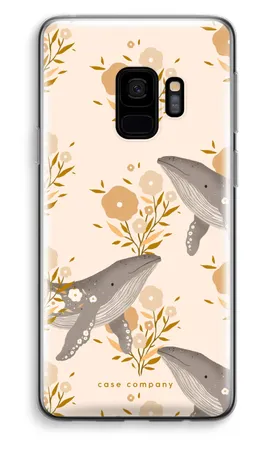 Floral Whales, Samsung Galaxy S9 weiche Hülle