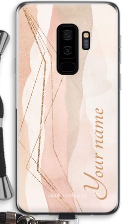 Gold Lines Namecase - Blush