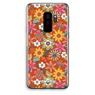 Retro bloemen - Rood