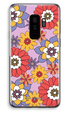 Retro Flowers - Purple