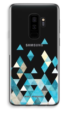 Coloured triangles blue