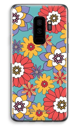 Retro Flowers - Blue