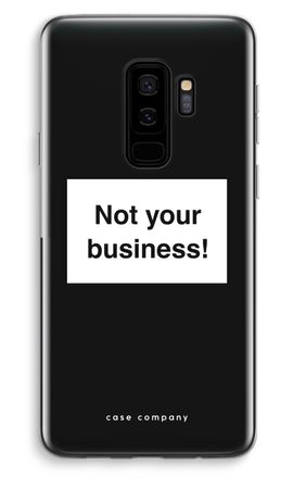 Not your business