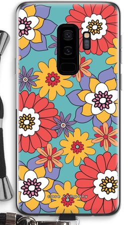 Retro Flowers - Blue