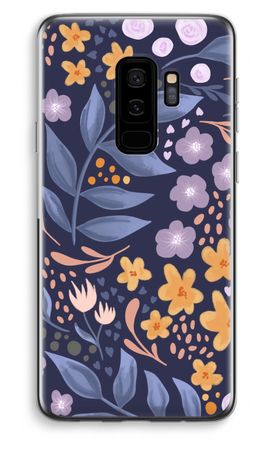 Flowers with blue leaves