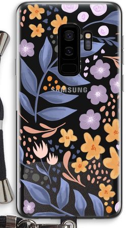 Flowers with blue leaves