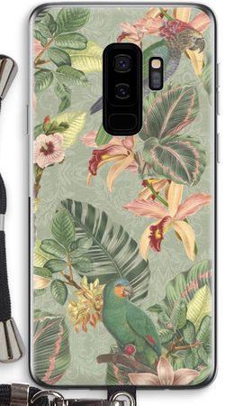 Tropical jungle parrot