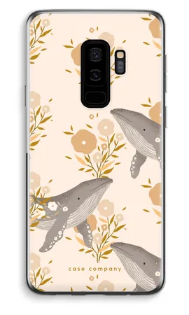 Floral Whales, Coque souple Samsung Galaxy S9 Plus
