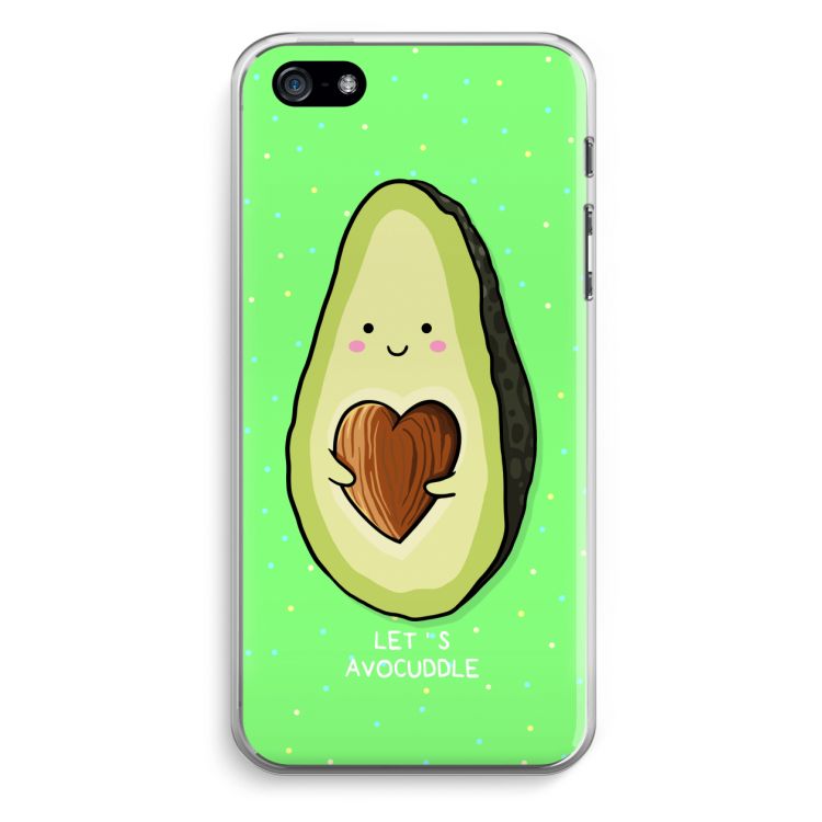 voorspelling wimper Botsing iPhone 5 / 5S / SE (2016) hoesje | Avocuddle | Soft hoesje | Leon Romer