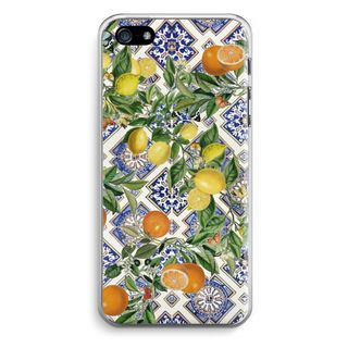 Blauwe tegels, citroenen en appelsienen