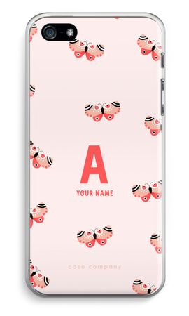 Rosy Butterflies Monogram