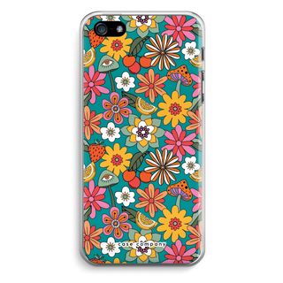 Retro Flowers N°2 - Blue