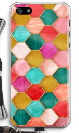 Hexagons in stained glass