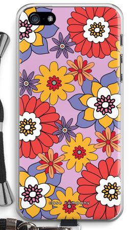 Retro Flowers - Purple