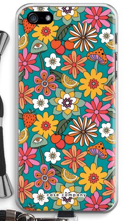 Retro Flowers N°2 - Blue