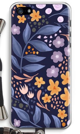 Flowers with blue leaves