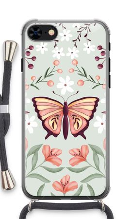 Schmetterling in einer blumigen Welt