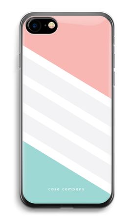 Pastellfarbene Streifen