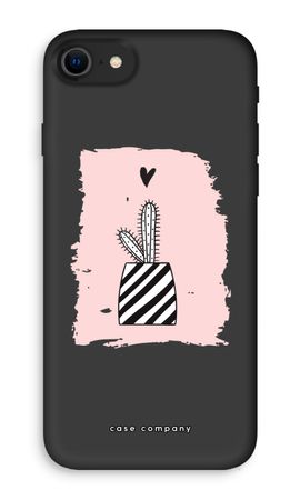 Black and white cactus