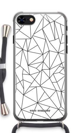 Geometriska linjer zvart