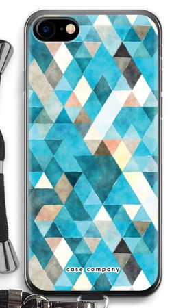 Färgade trianglar blå