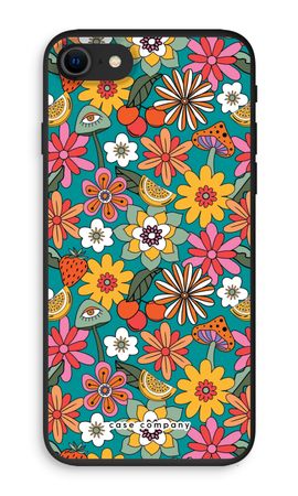 Retro Blumen N°2 - Blau