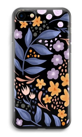 Flowers with blue leaves