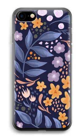 Flowers with blue leaves