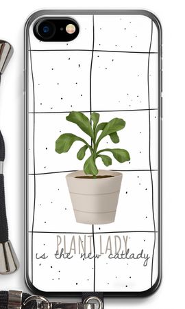 Houseplant on windowpane