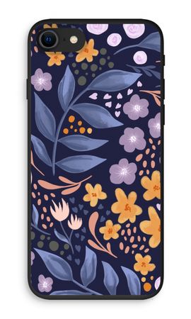 Flowers with blue leaves