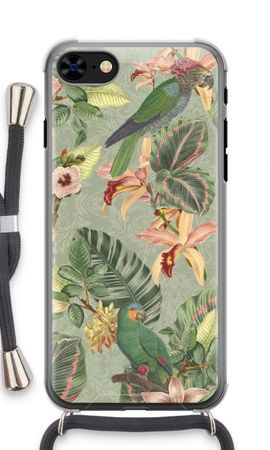 Tropical jungle parrot