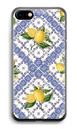 Blue tiles and lemons