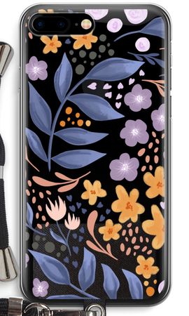 Flowers with blue leaves