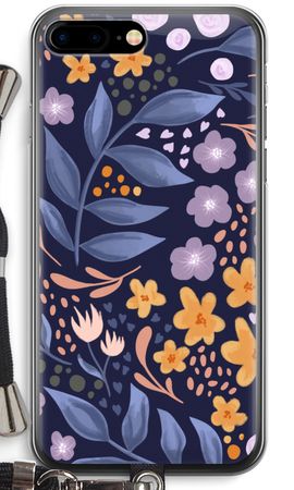 Flowers with blue leaves