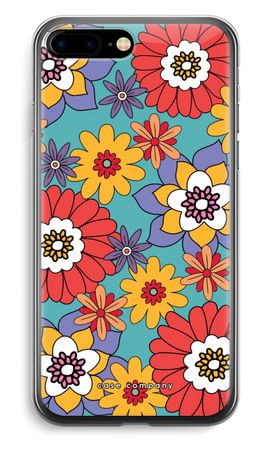 Retro Flowers - Blue