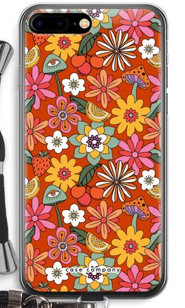 Retro Flowers - Red