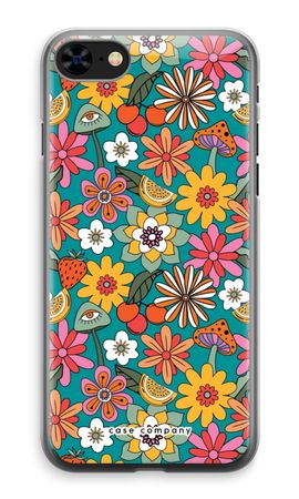 Retro Flowers N°2 - Blue