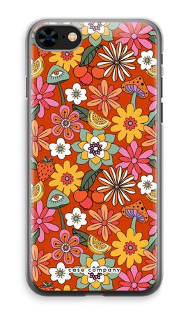 Retro Flowers - Red
